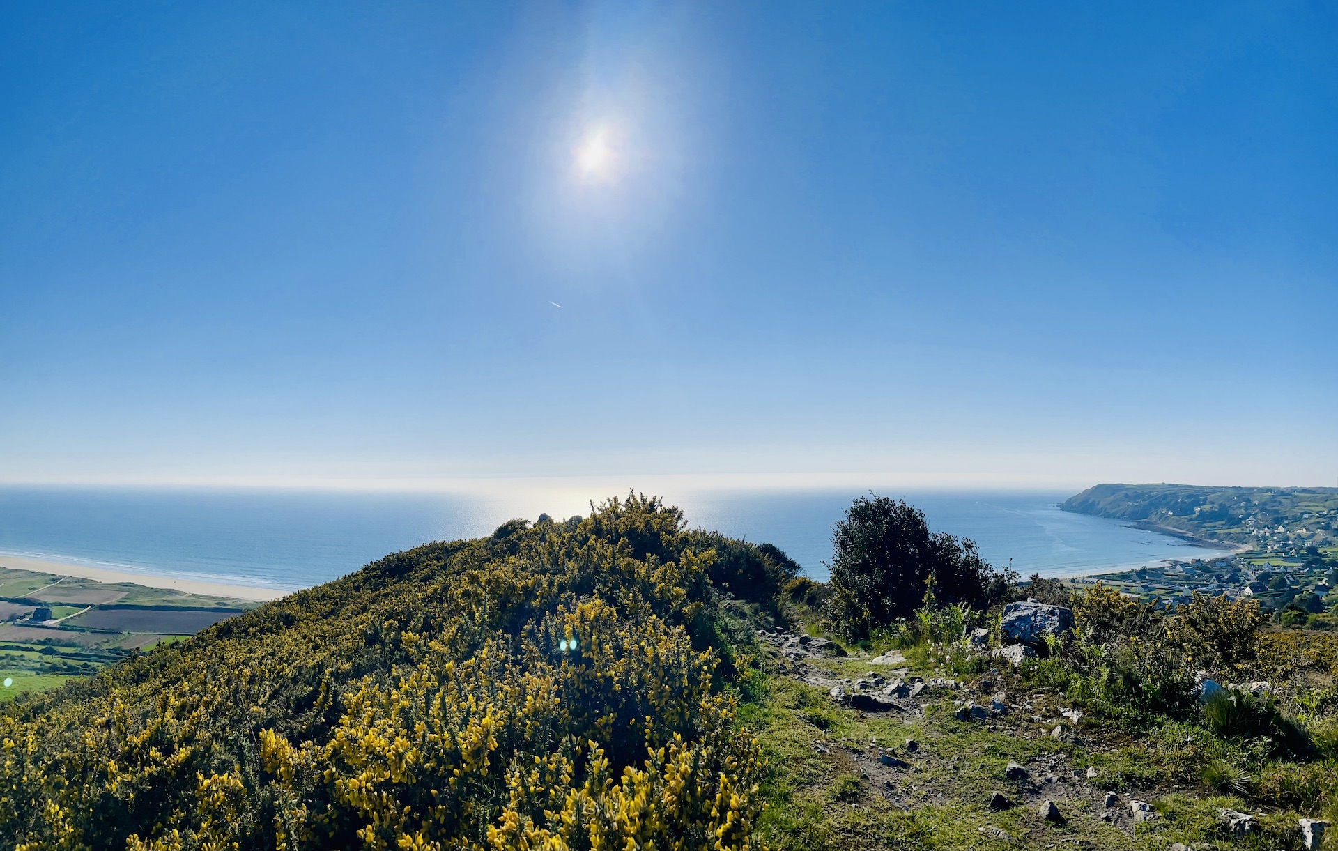 The Cotentin coast in Normandy